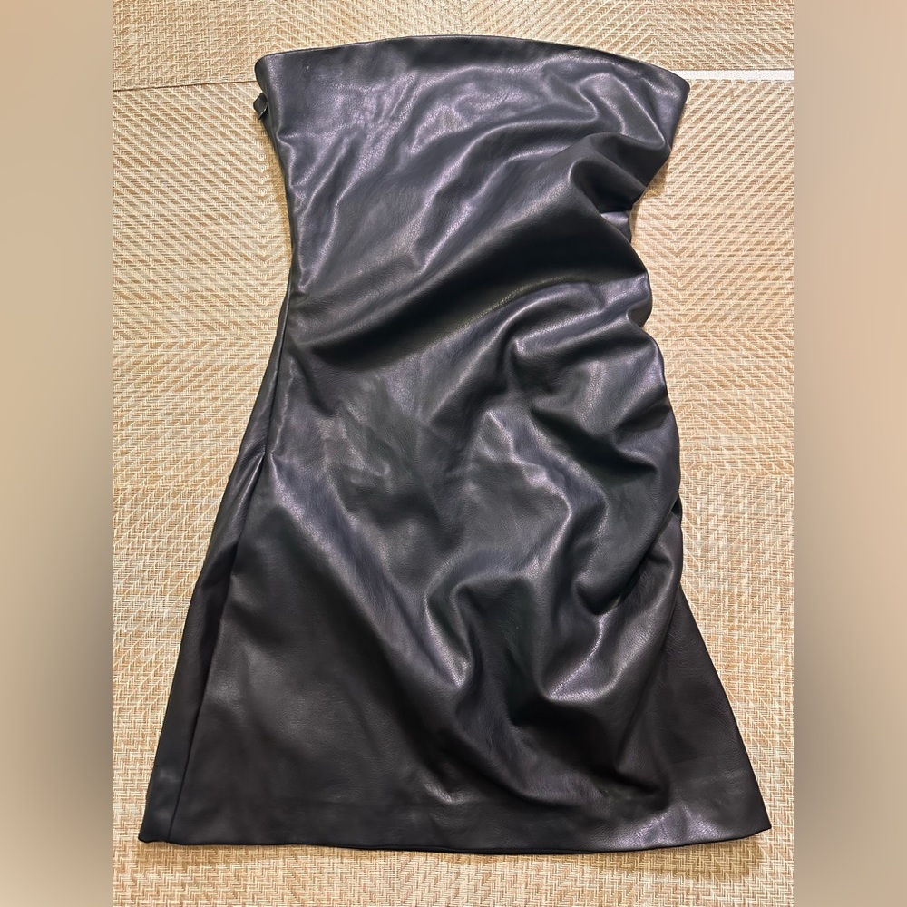Zara Gray Strapless Sheath Dress Cocktail
